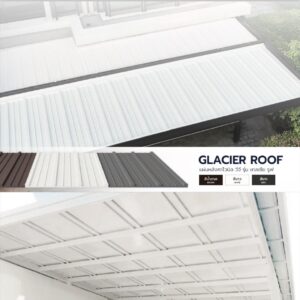 แผ่นหลังคาไวนิล VG Glacier Roof