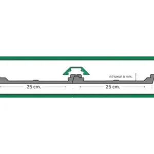 แผ่นหลังคาไวนิล ภูเขา รุ่น PR8 - Image 9